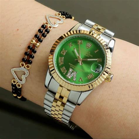 rolex green dial women|rolex green dial watch price.